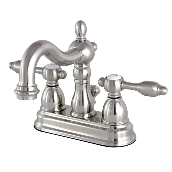 KS1608TAL 4" Centerset Bathroom Faucet, Brushed Nickel